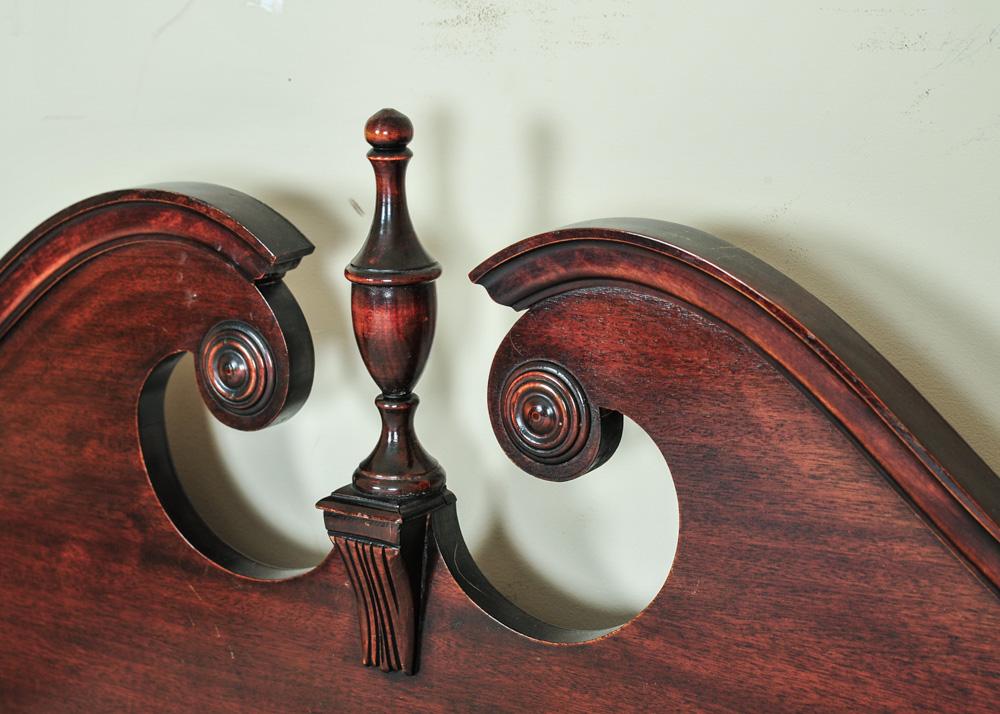 Queen Anne Four Poster Double Bed EBTH