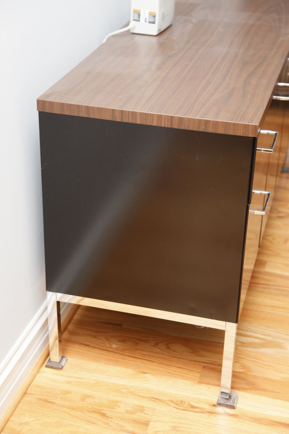 Steelcase Black Metal Credenza EBTH