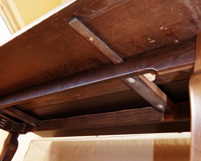 Arhaus Chestnut Flip Console Table EBTH