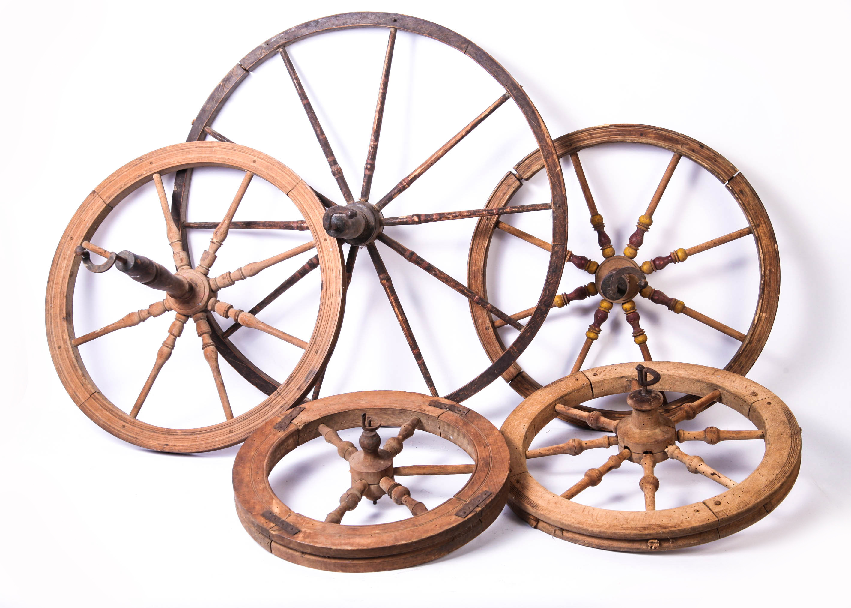 VIntage Wooden Wheels EBTH