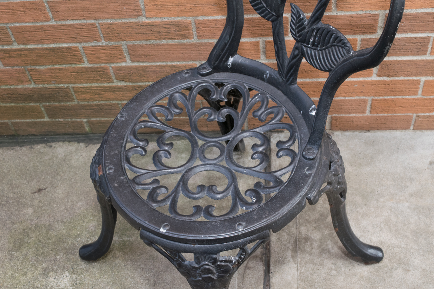 Wrought Iron Patio Bistro Table and Chairs EBTH