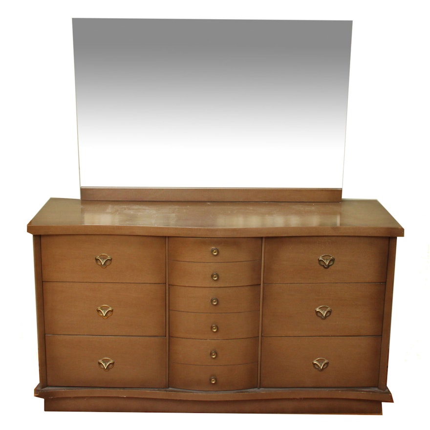Mid Century Harmony House Dresser With Mirror Ebth