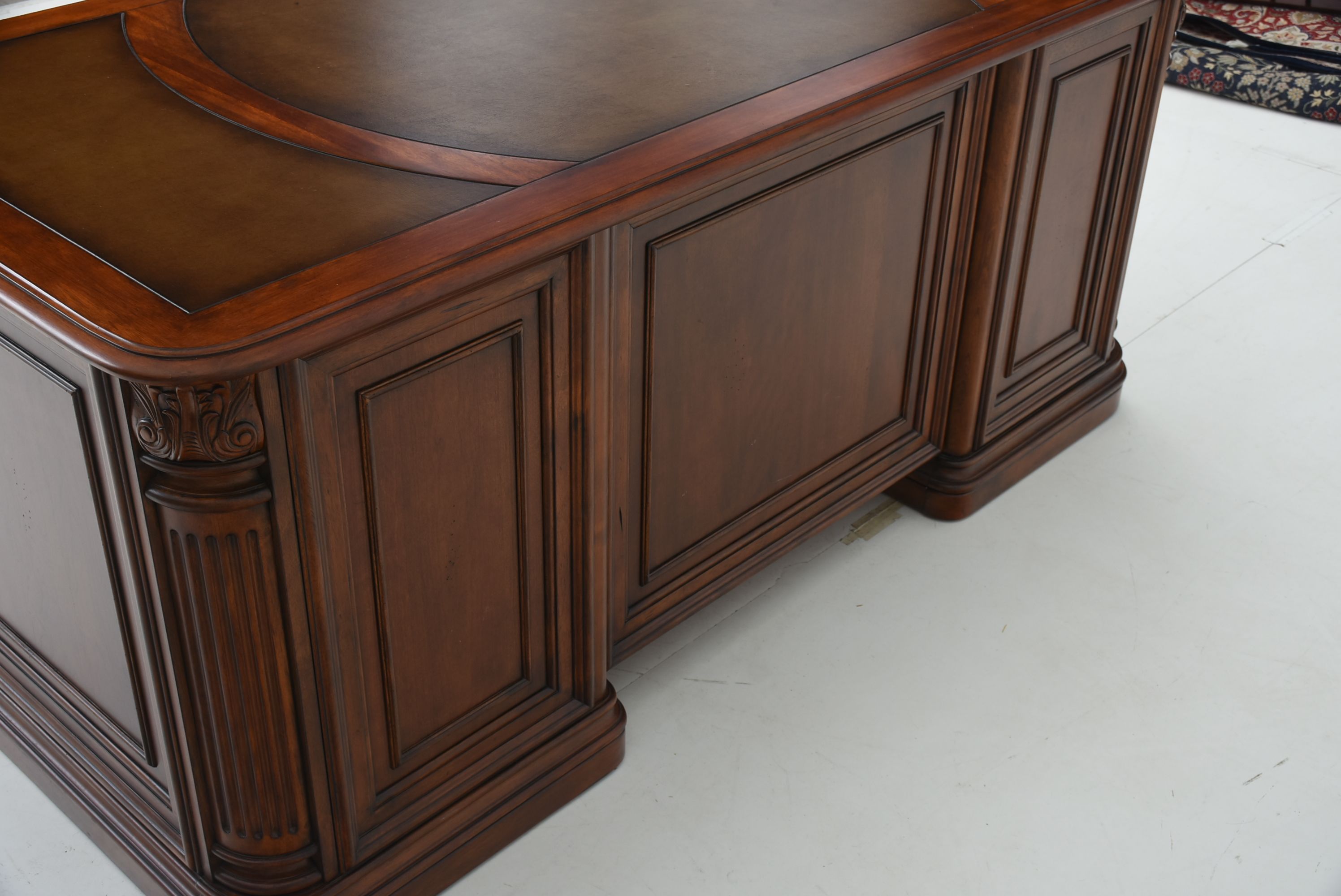 Cherry Wood Executive Desk | EBTH