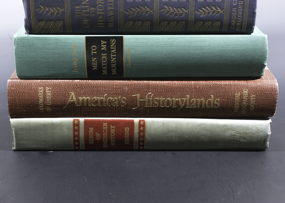 Vintage History Books Collection, Including HG Wells EBTH