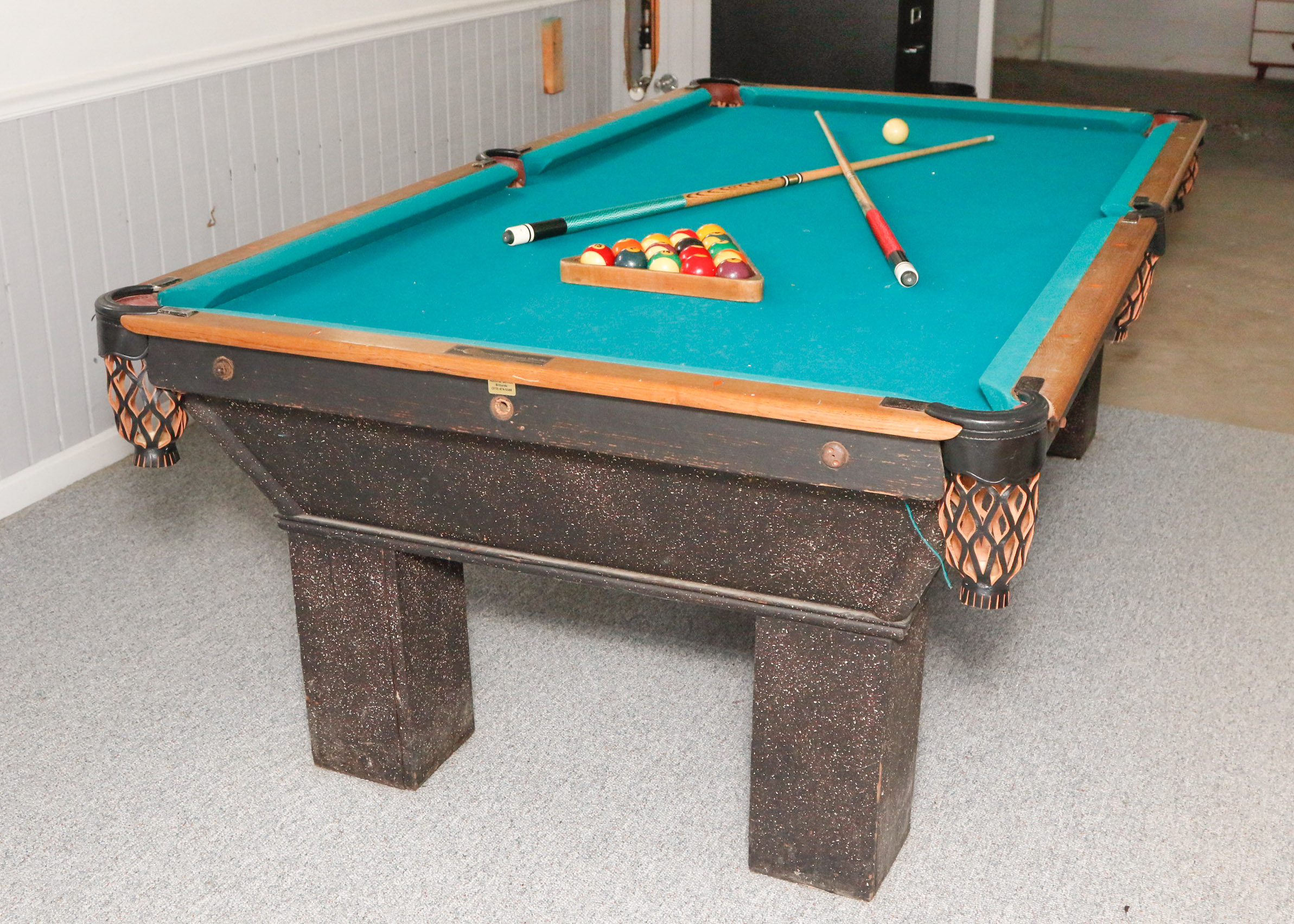 National Billiard Mfg. Co. Pool Table EBTH