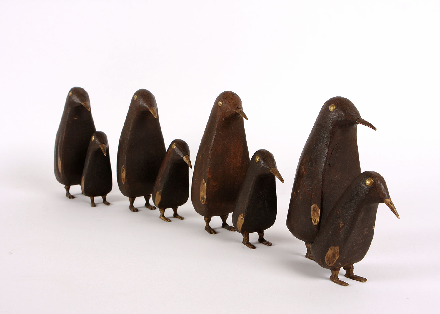 Wooden Penguin Figurines, Likely New Zealand Made EBTH