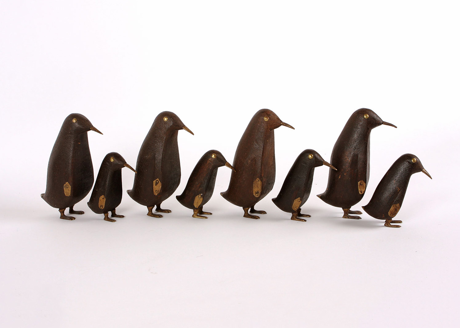 Wooden Penguin Figurines, Likely New Zealand Made EBTH