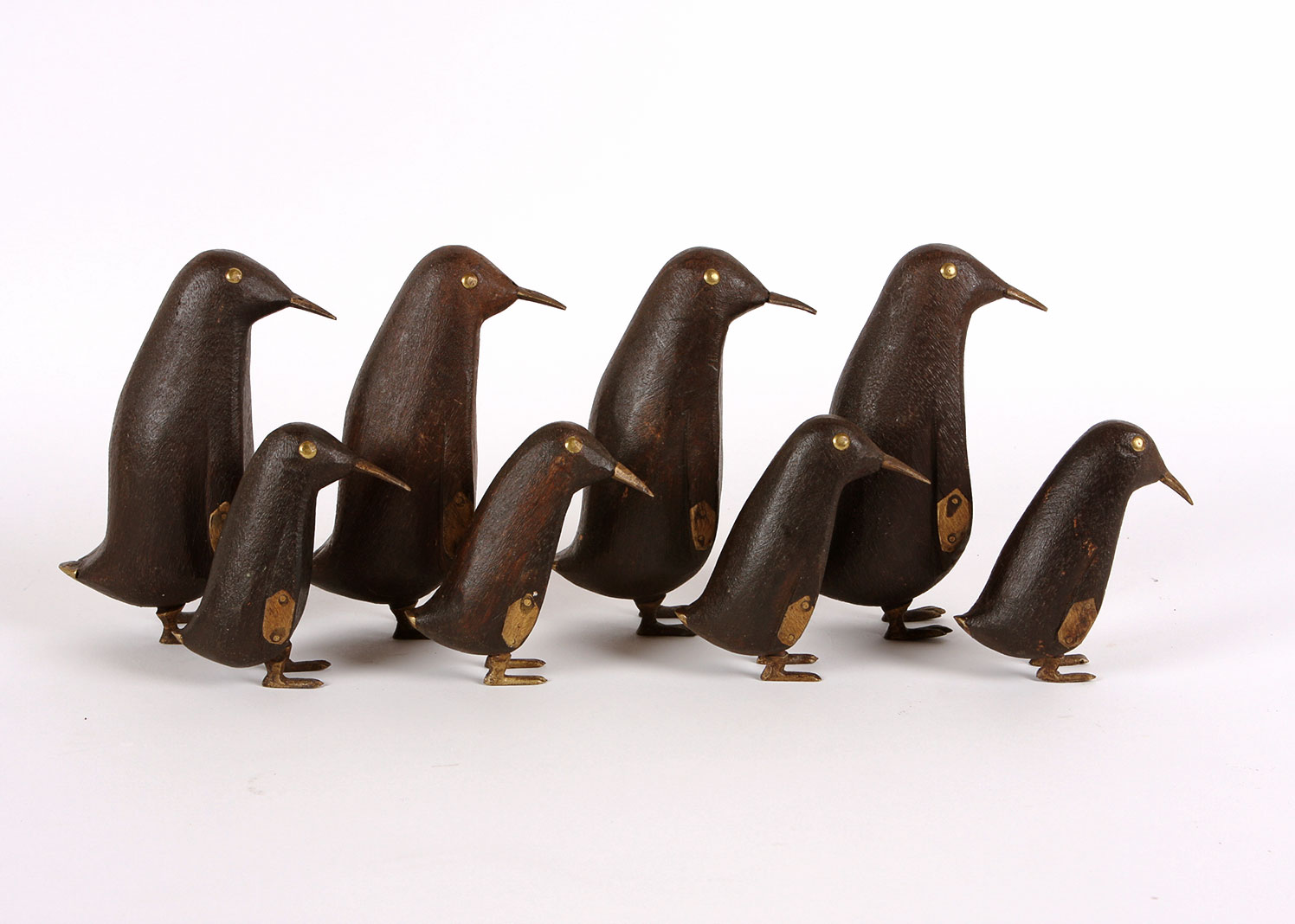 Wooden Penguin Figurines, Likely New Zealand Made EBTH