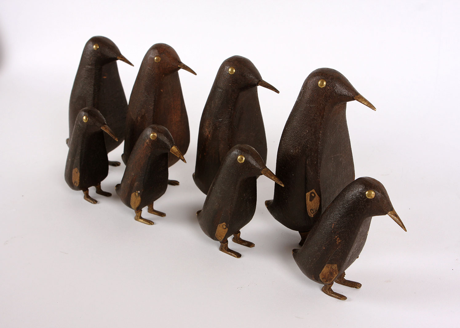 Wooden Penguin Figurines, Likely New Zealand Made EBTH