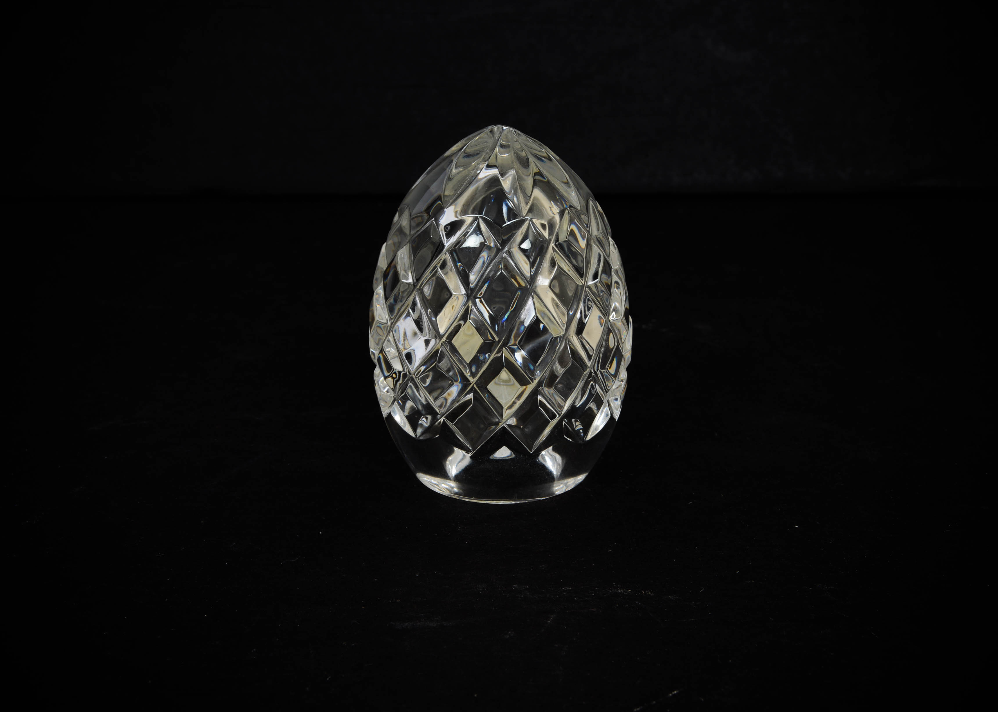 Polish Cut Crystal Egg EBTH
