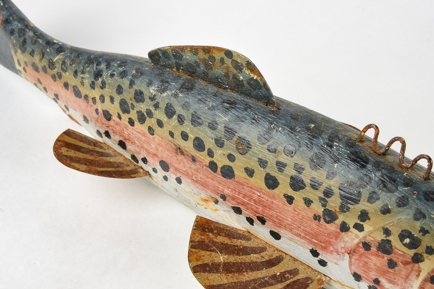 HandCarved Folk Art Fish Decoys EBTH