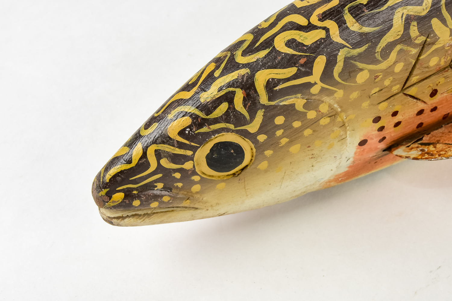 HandCarved Folk Art Fish Decoys EBTH