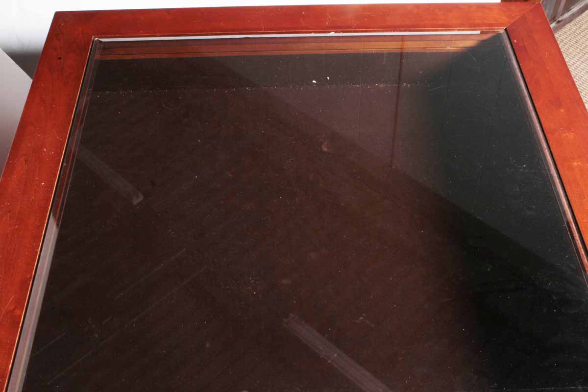 Thomasville "Impressions" Wood and Glass Top Coffee Table EBTH