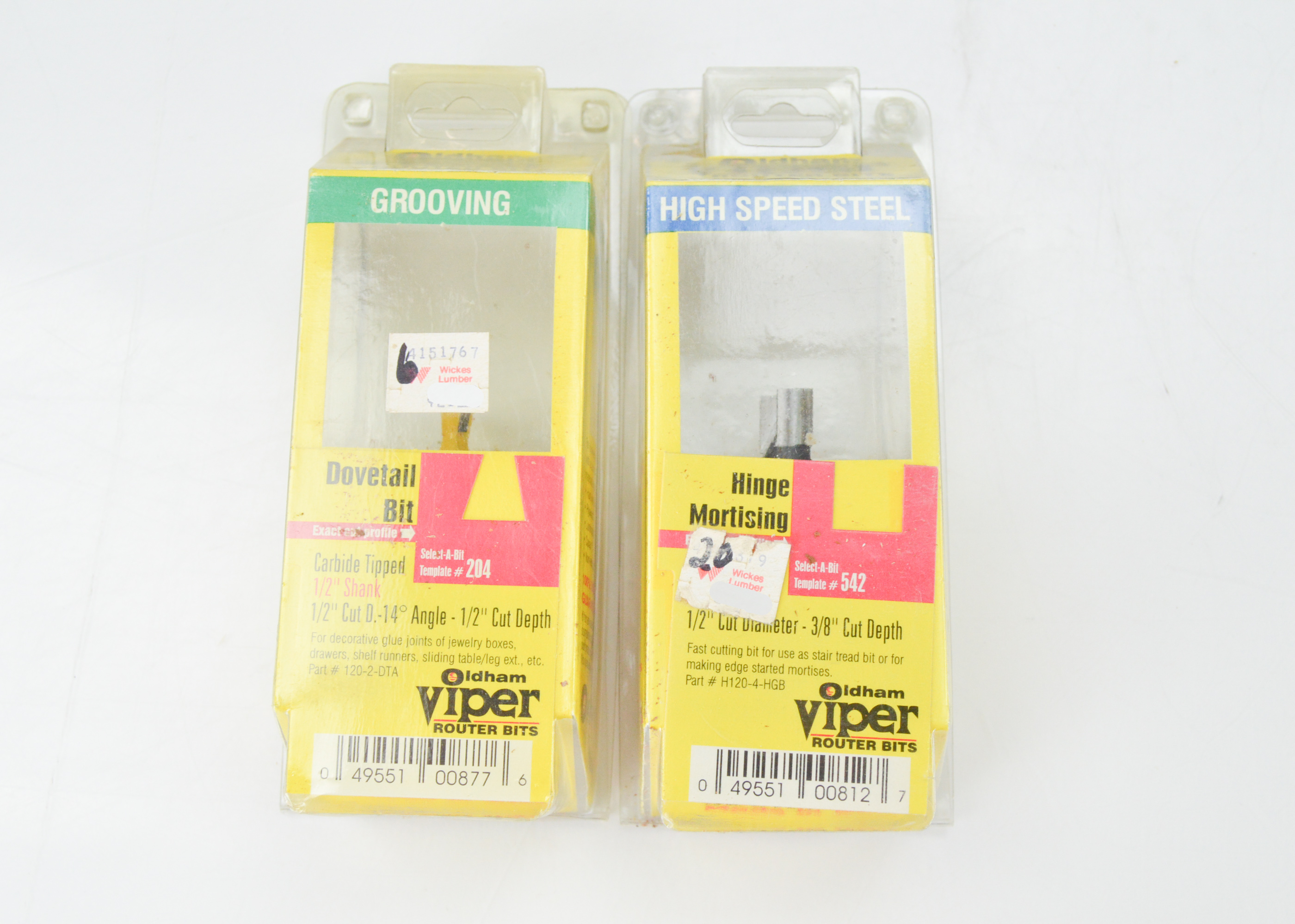 Grouping of Various Oldham Viper Router Bits EBTH