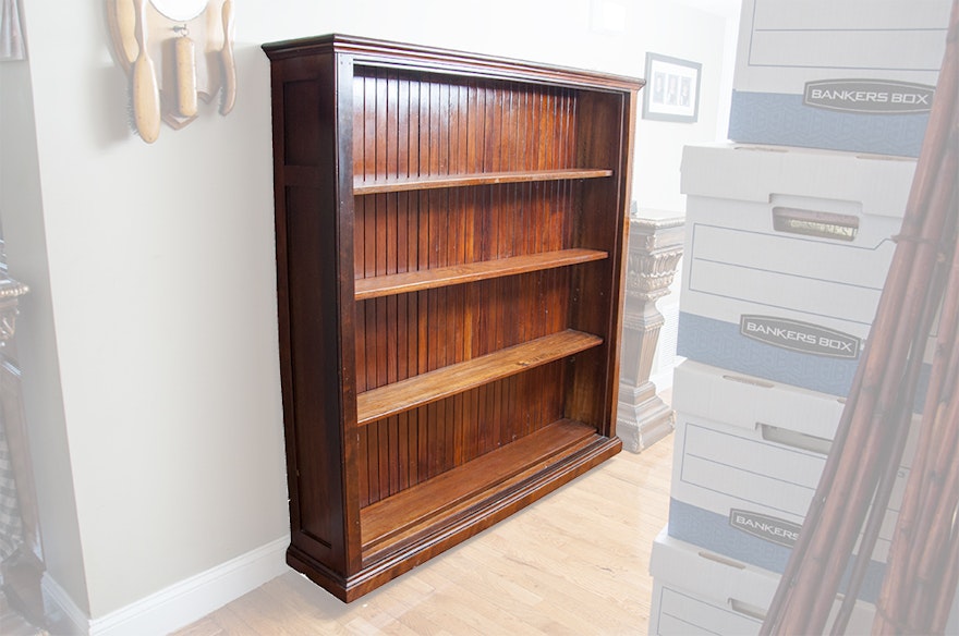 Mission Style Bookcase Ebth