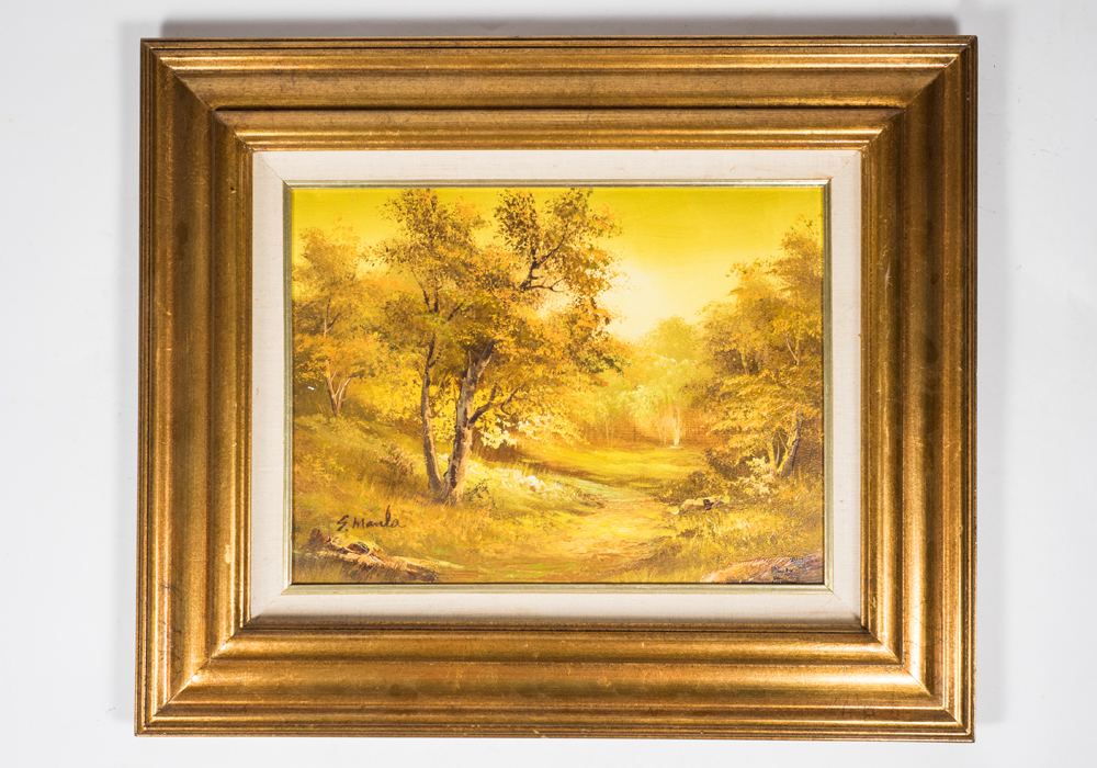Pair of Signed Framed Oil Paintings EBTH