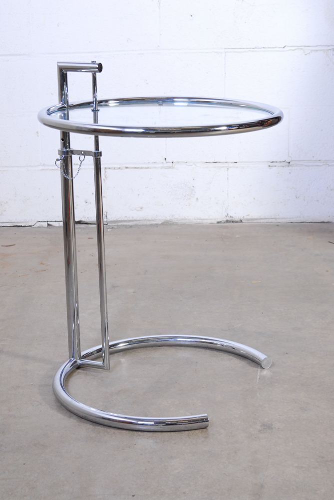 Mid Century Modern Glass Side Table EBTH