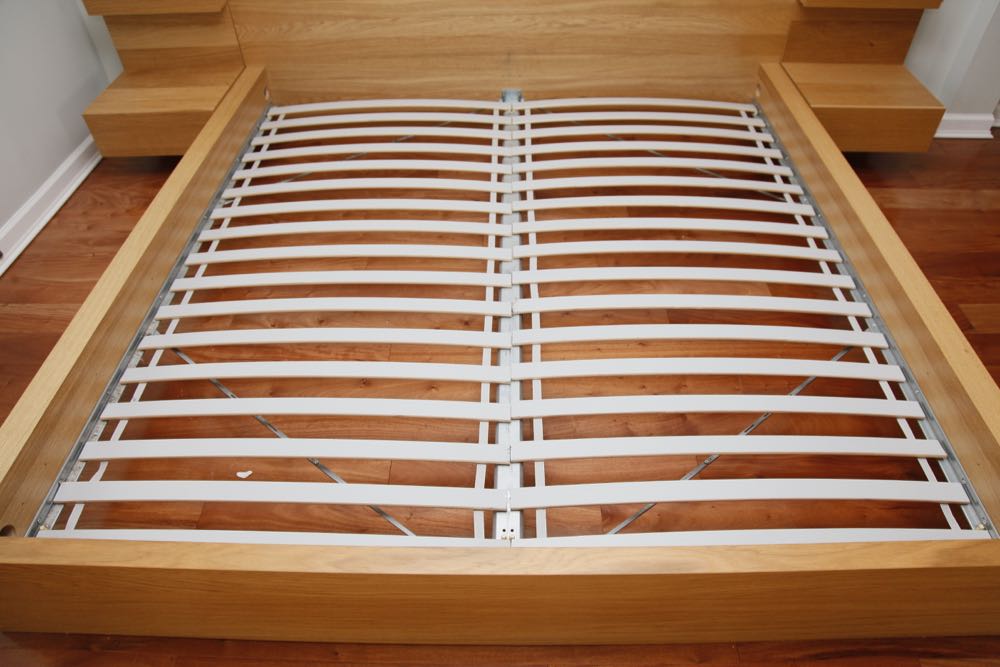 IKEA King Bed with Attached Nightstands EBTH