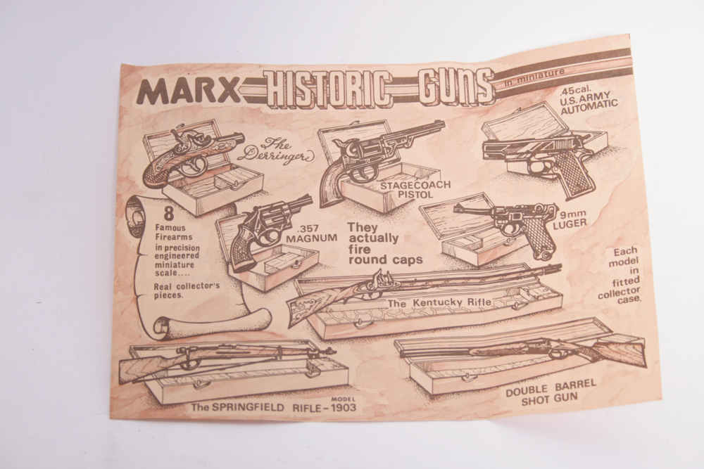 Marx Miniature Historic Guns Replica Collection EBTH