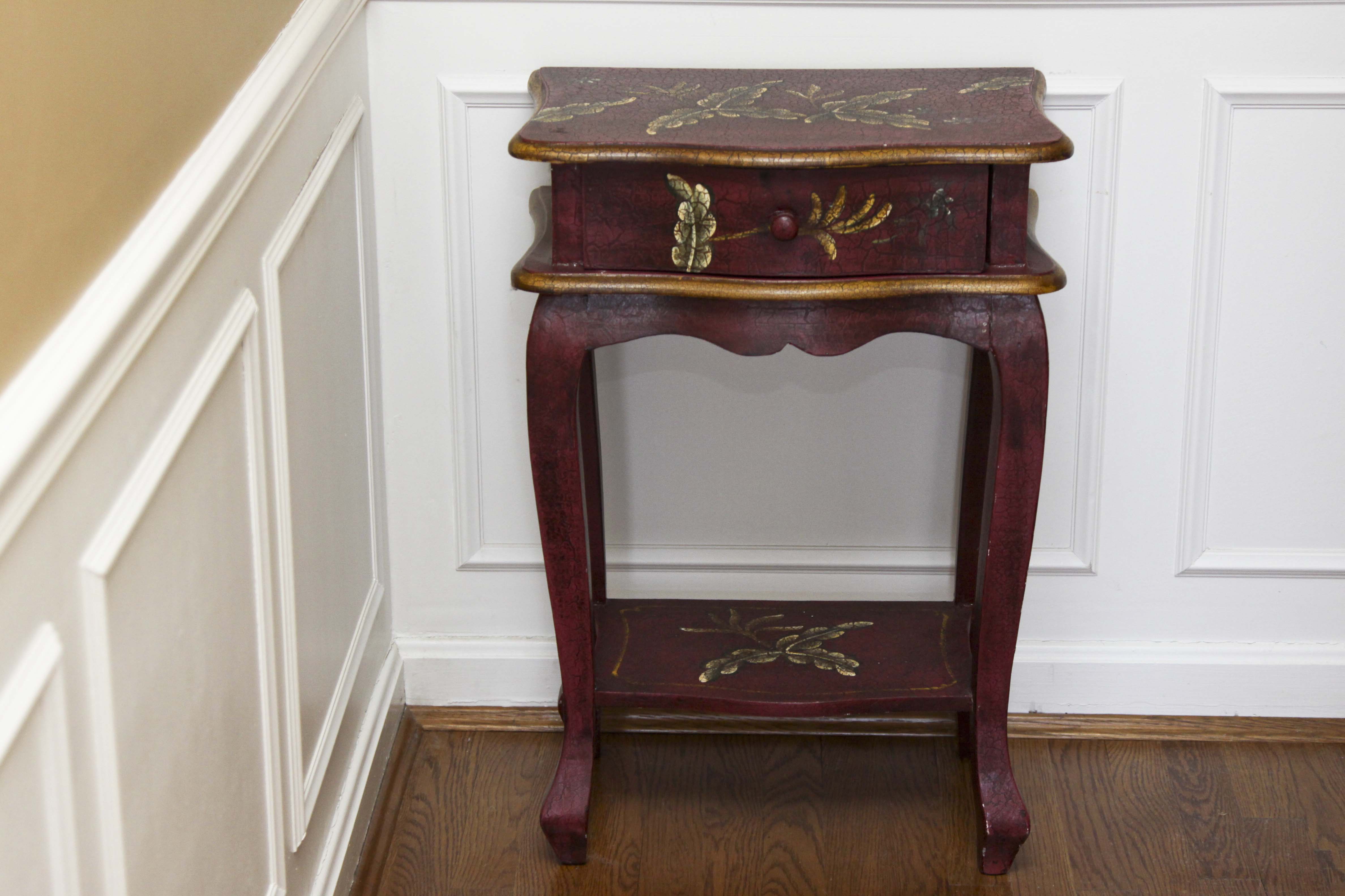 Small HandPainted Hall Table EBTH