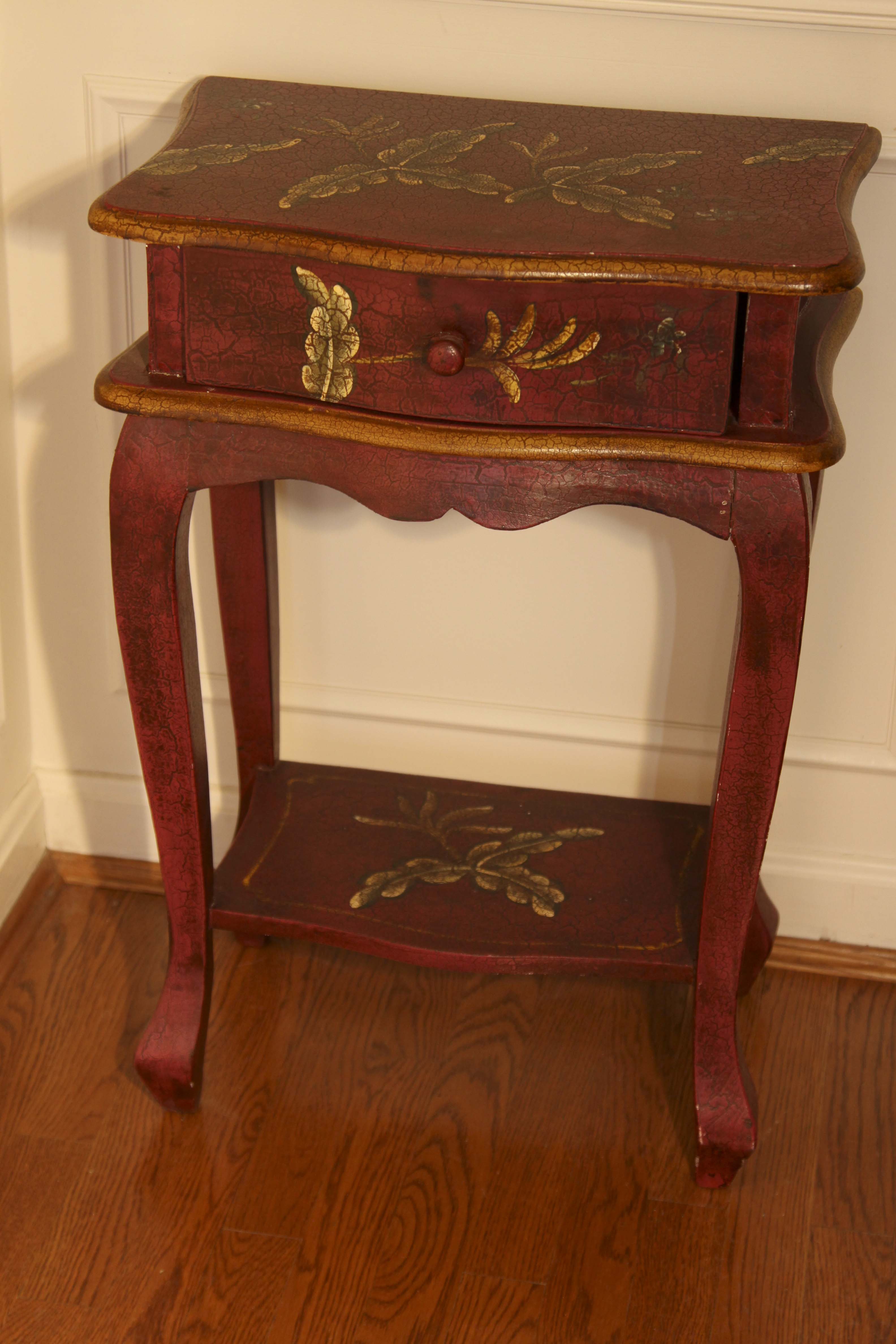 Small HandPainted Hall Table EBTH