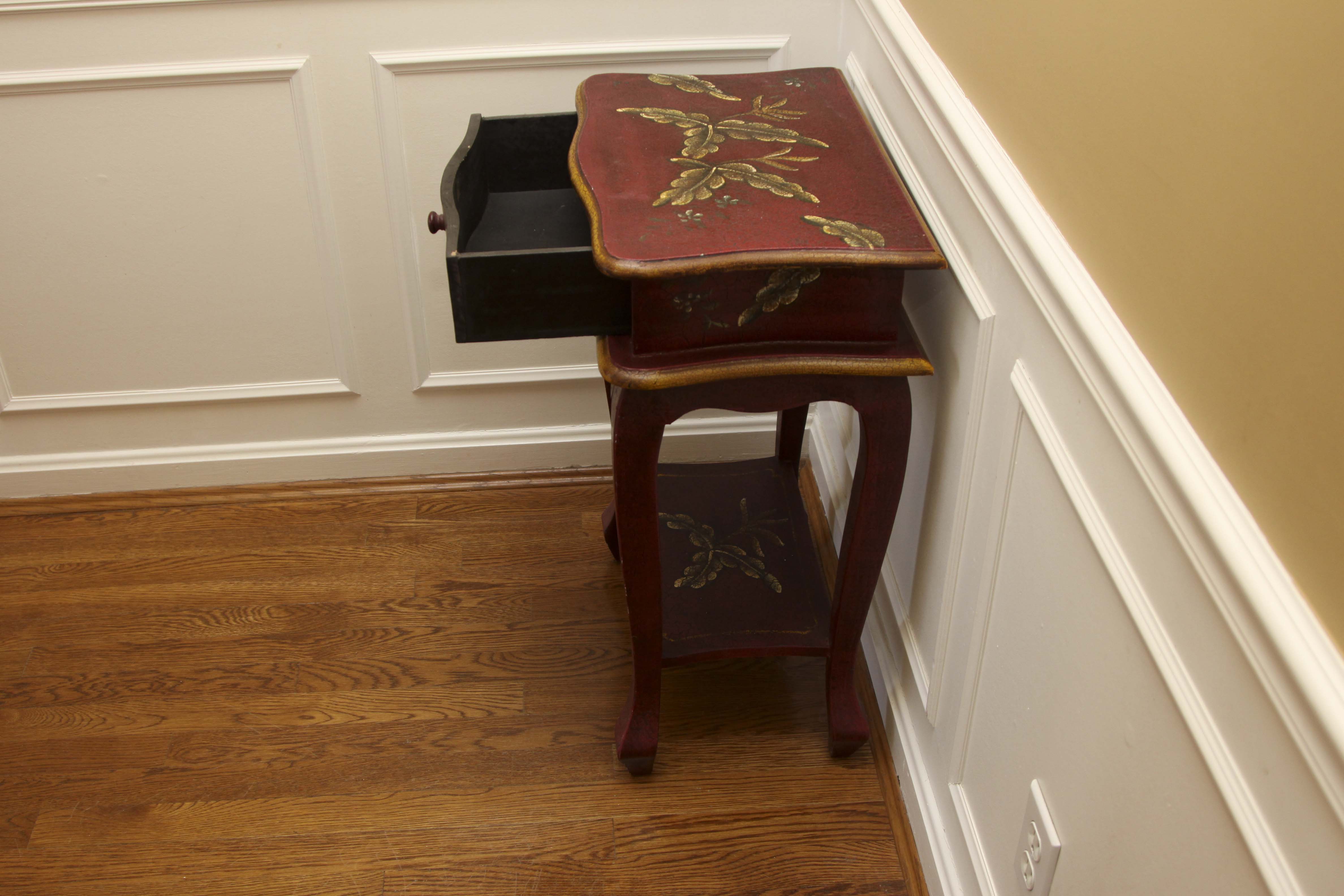 Small HandPainted Hall Table EBTH