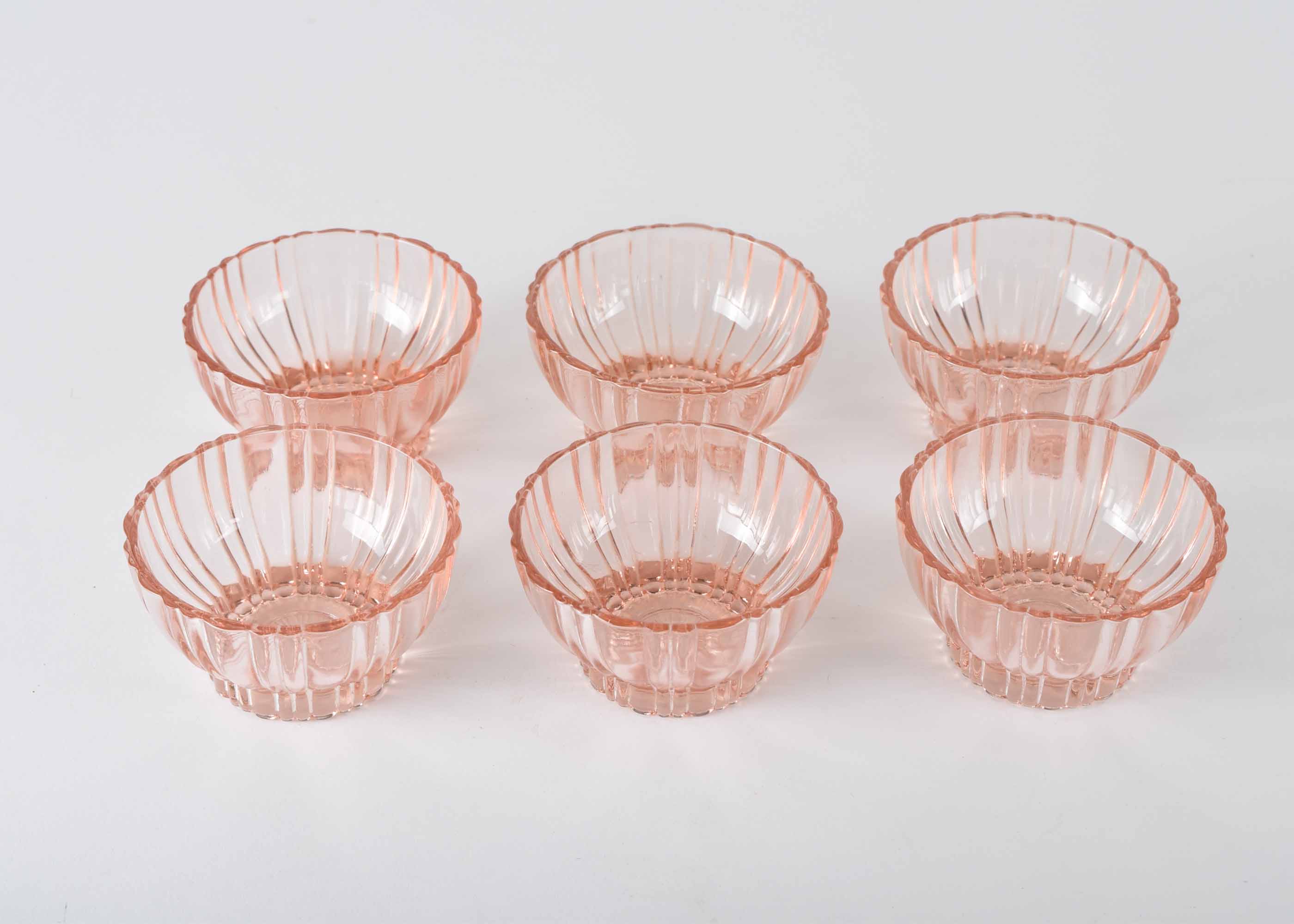 Pink Depression Glass Bowls EBTH