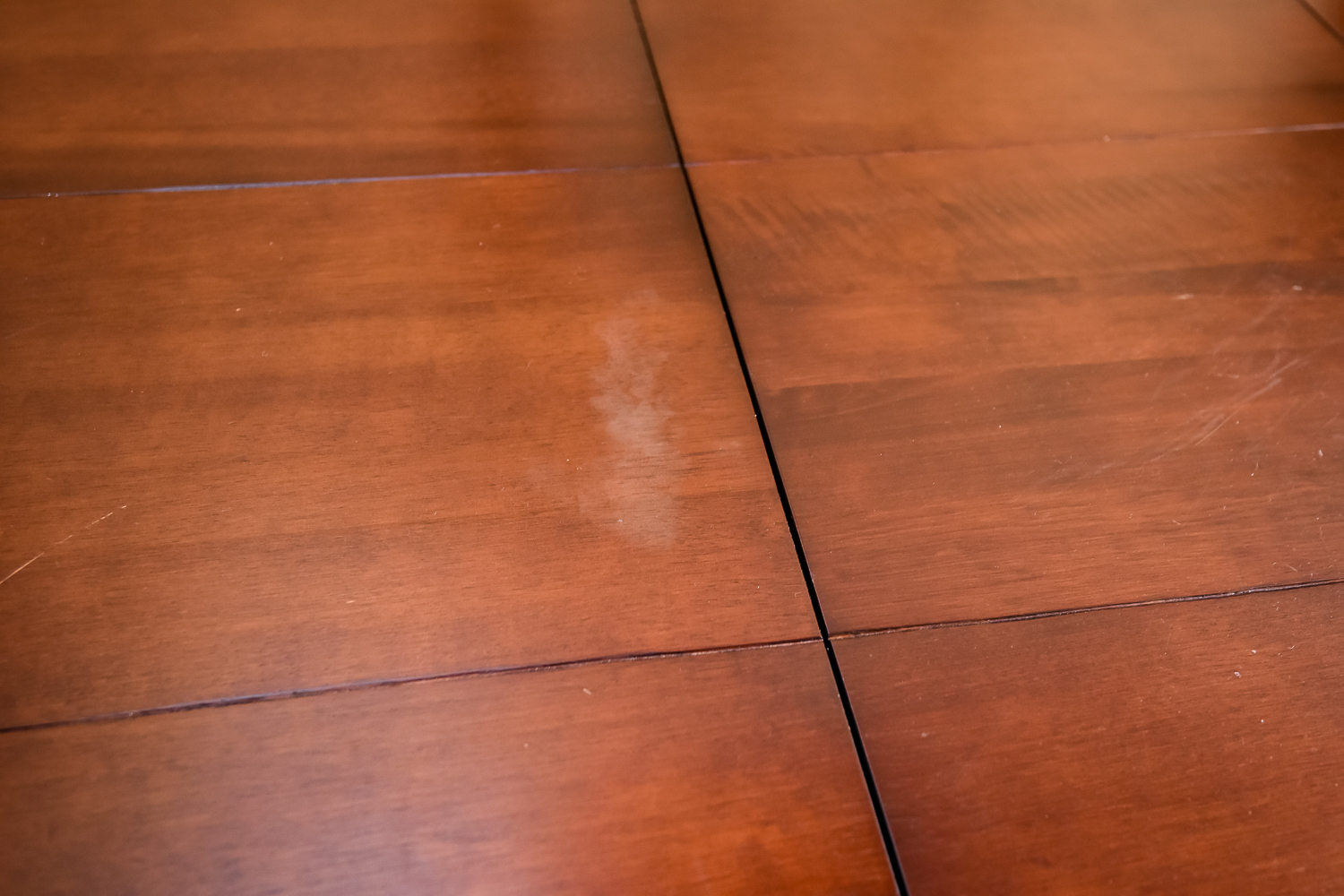 Contemporary Wooden Dining Table and Six Chairs from Pottery Barn EBTH