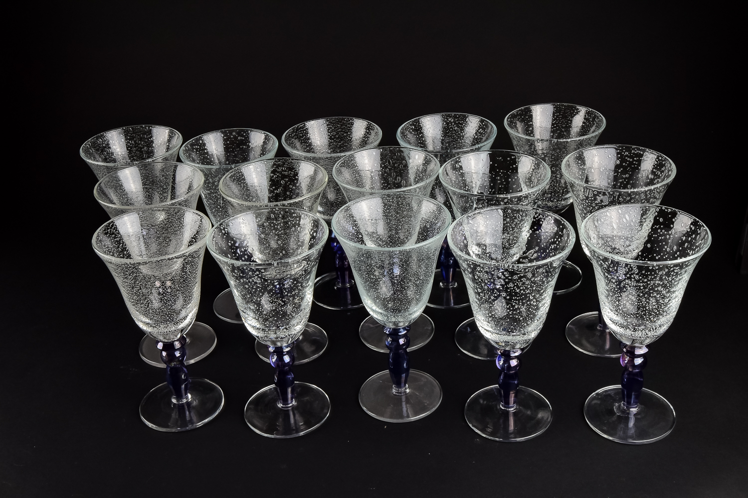 Collection of Pottery Barn Glass Goblets and Wine Glasses EBTH