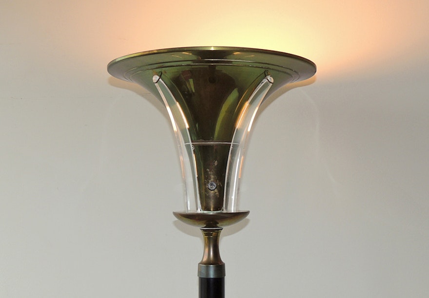 Vintage Torchiere Floor Lamp : EBTH