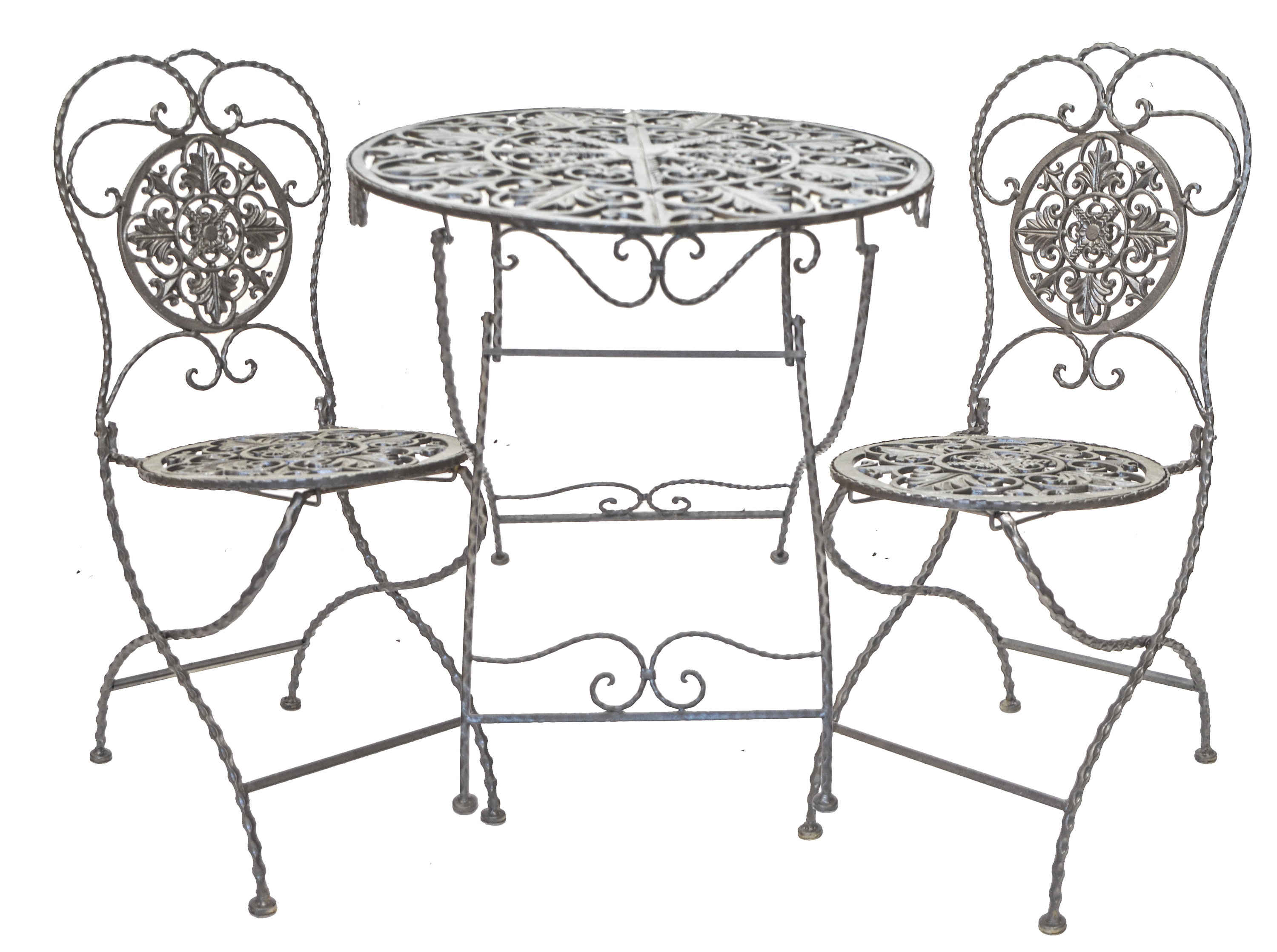 Wrought Iron Outdoor Dining Set EBTH
