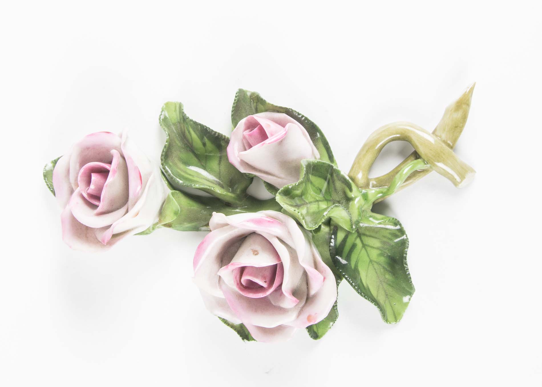 Herend Porcelain Roses Figurine EBTH