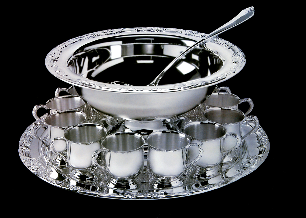Royal Limited Silver Plate Punch Bowl Set EBTH