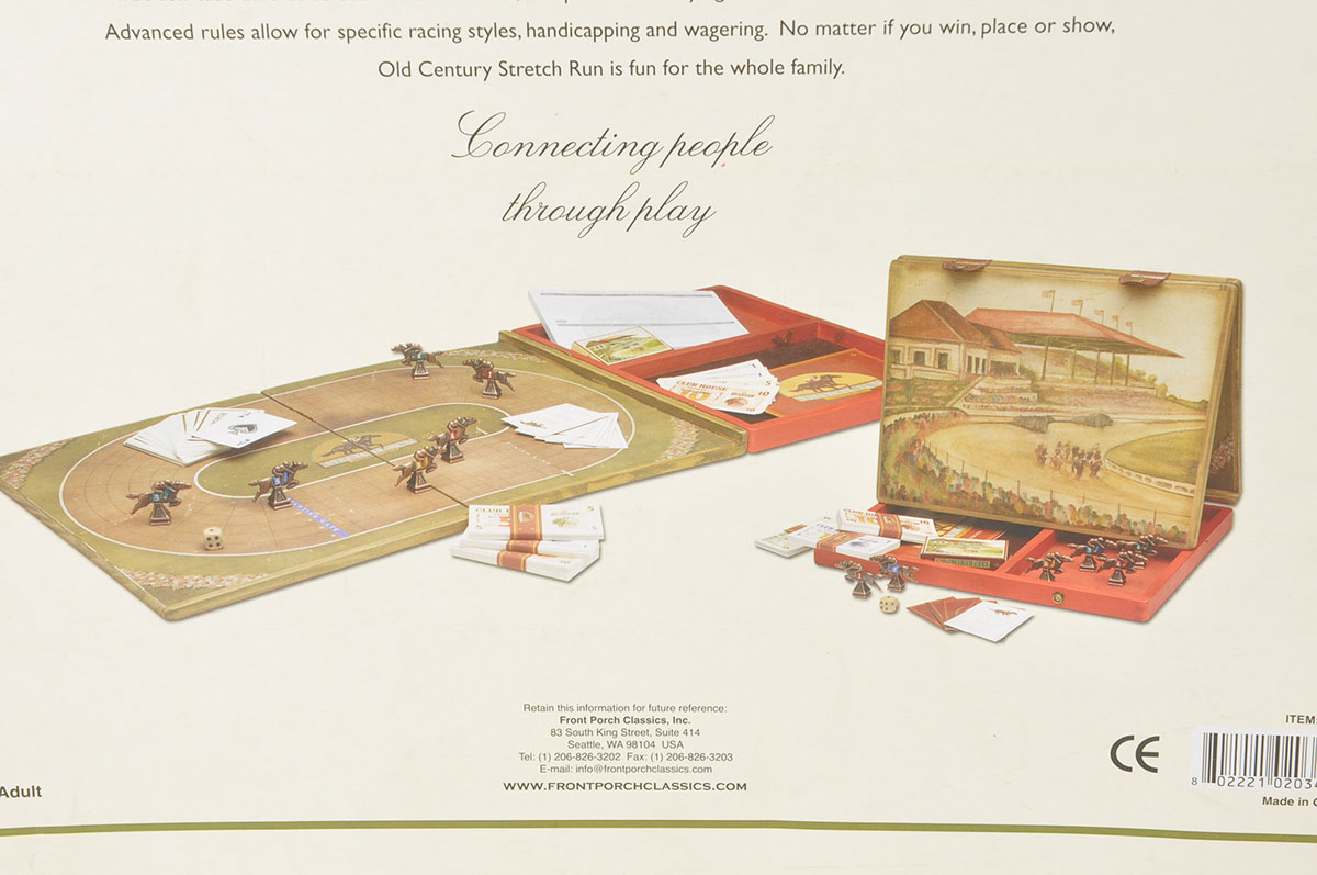 Front Porch Classics "Stretch Run" Horseracing Board Game EBTH