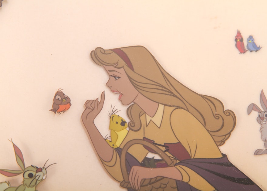 Walt Disneys Sleeping Beauty On Cellophane Ebth