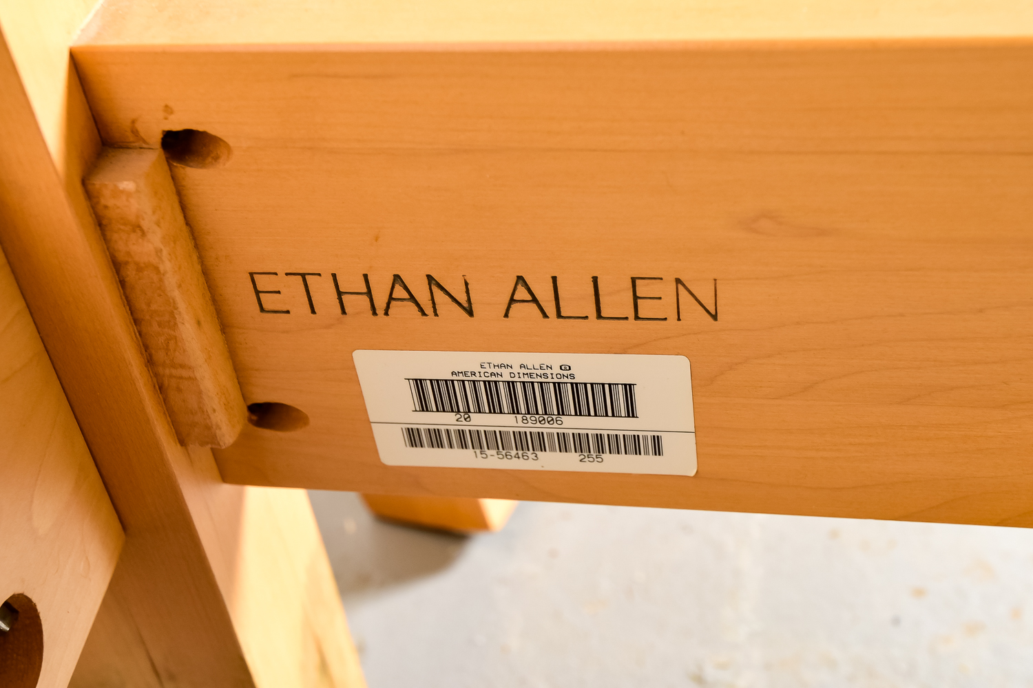 Ethan Allen Maple Bunk Beds EBTH