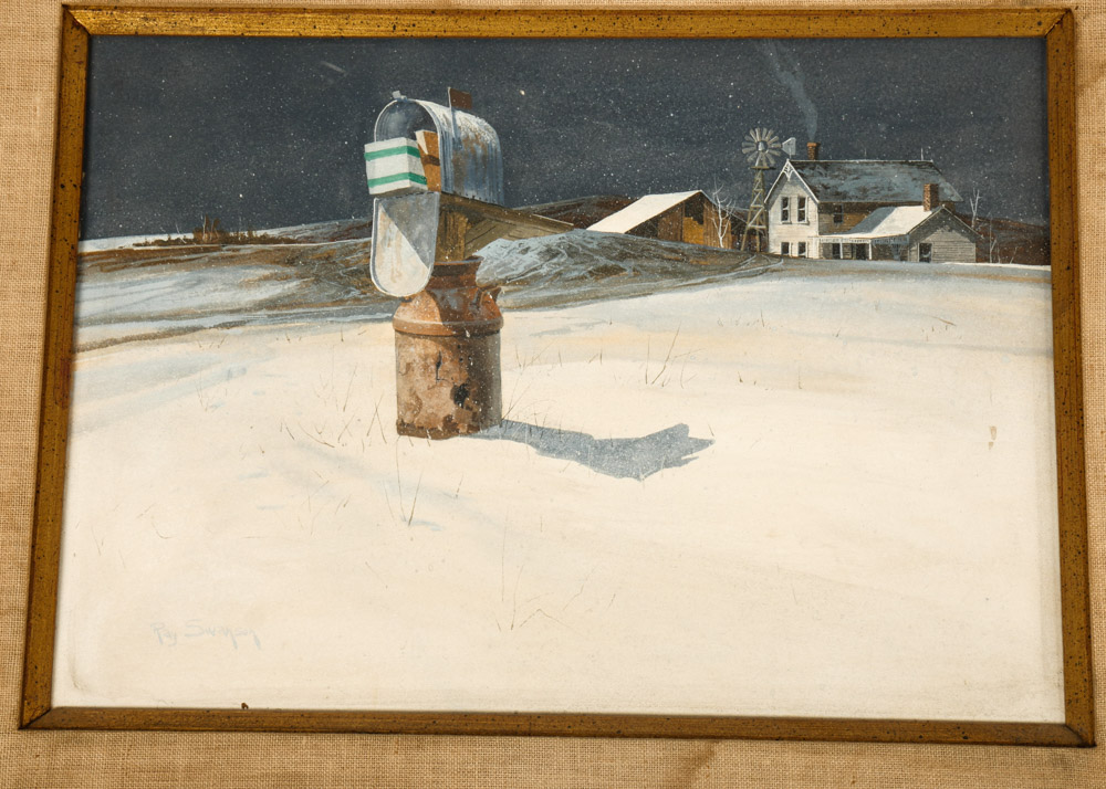 Original Ray Swanson Landscape Painting EBTH