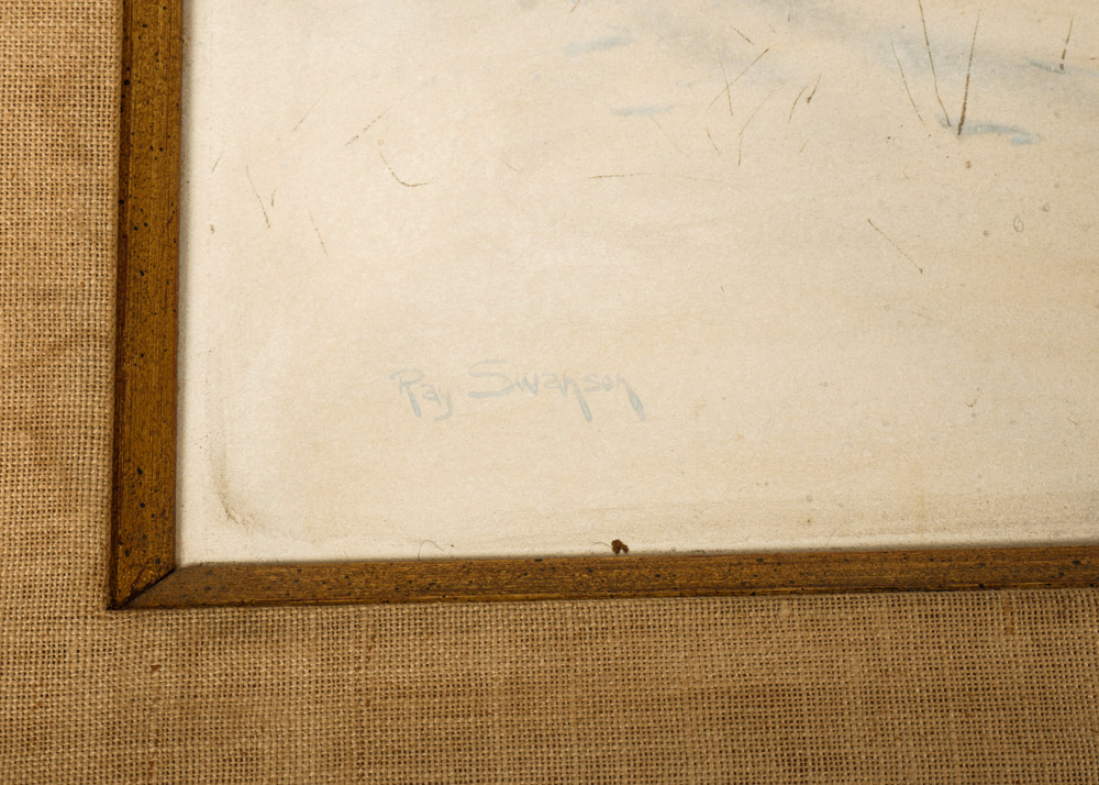 Original Ray Swanson Landscape Painting EBTH