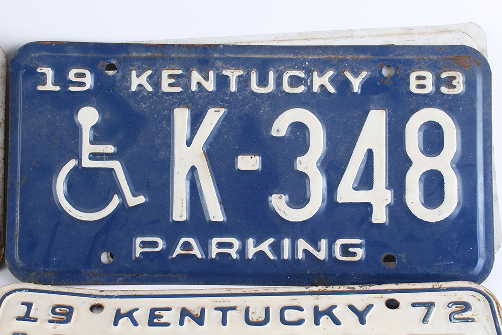 Vintage Kentucky License Plates EBTH