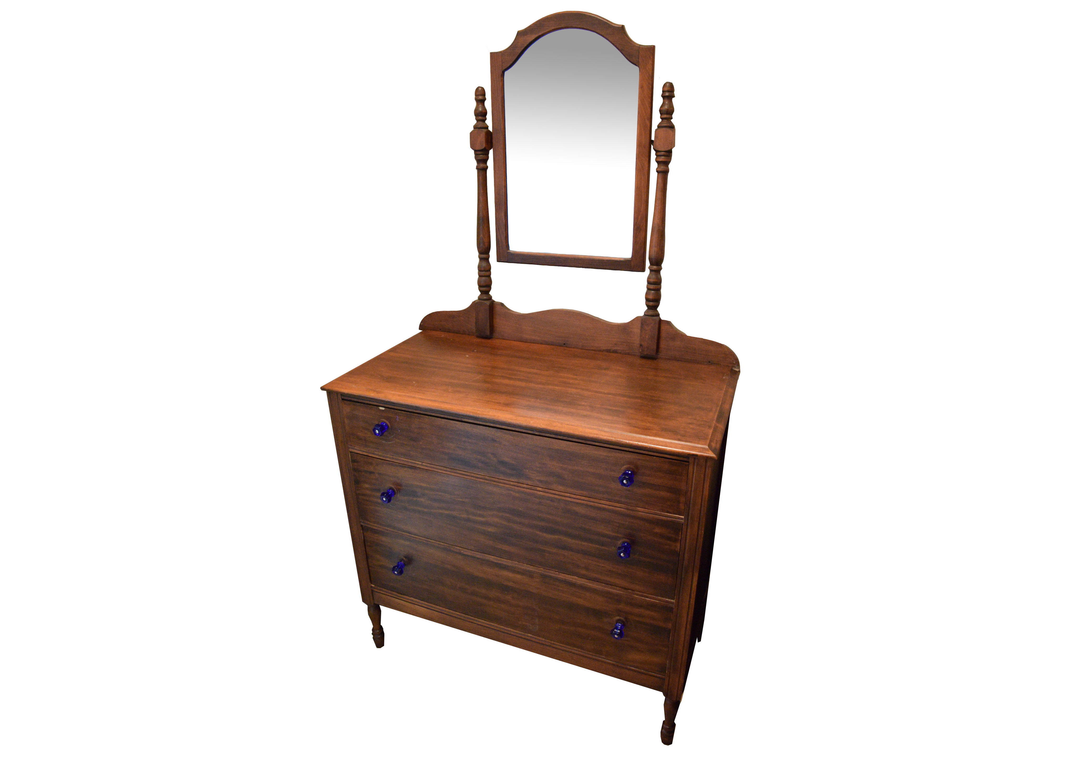 Vintage Sears Roebuck Mirrored Dresser Ebth