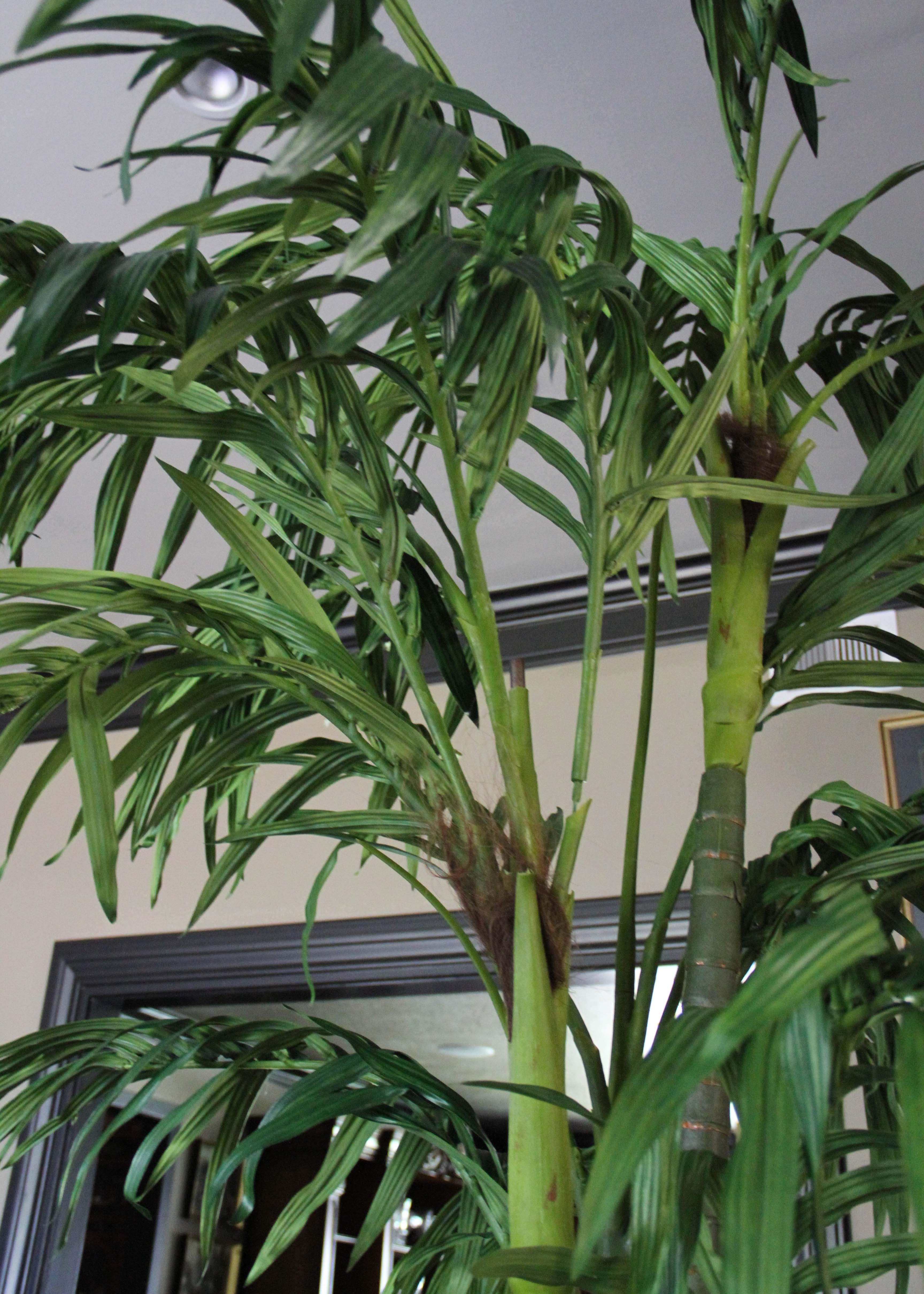 Large Artificial Tropical Tree in Metal Urn EBTH