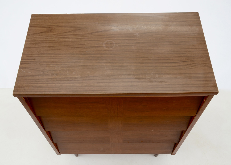 MidCentury Modern Ward Furniture Walnut Chest EBTH