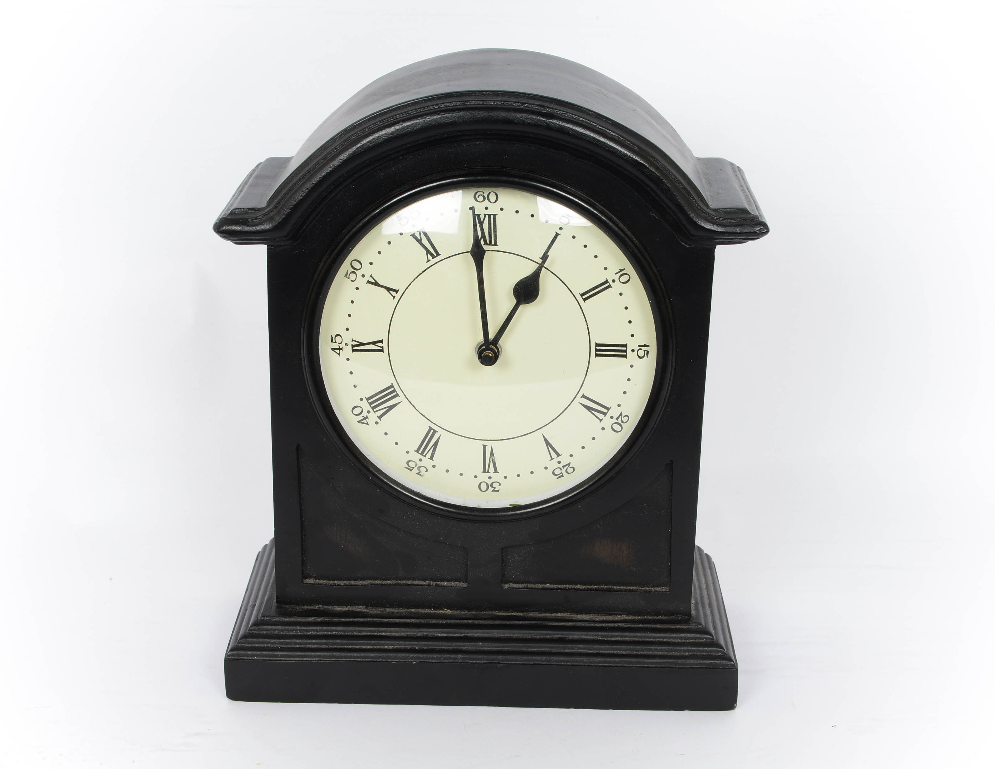 Black Mantel Clock EBTH