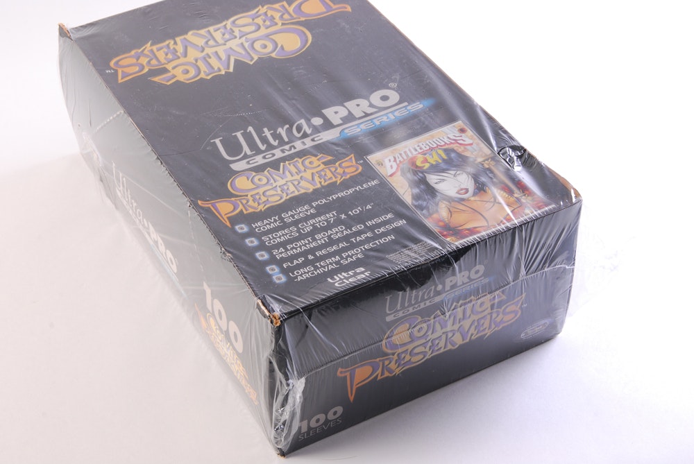 Box of Ultra Pro Comic Preservers EBTH