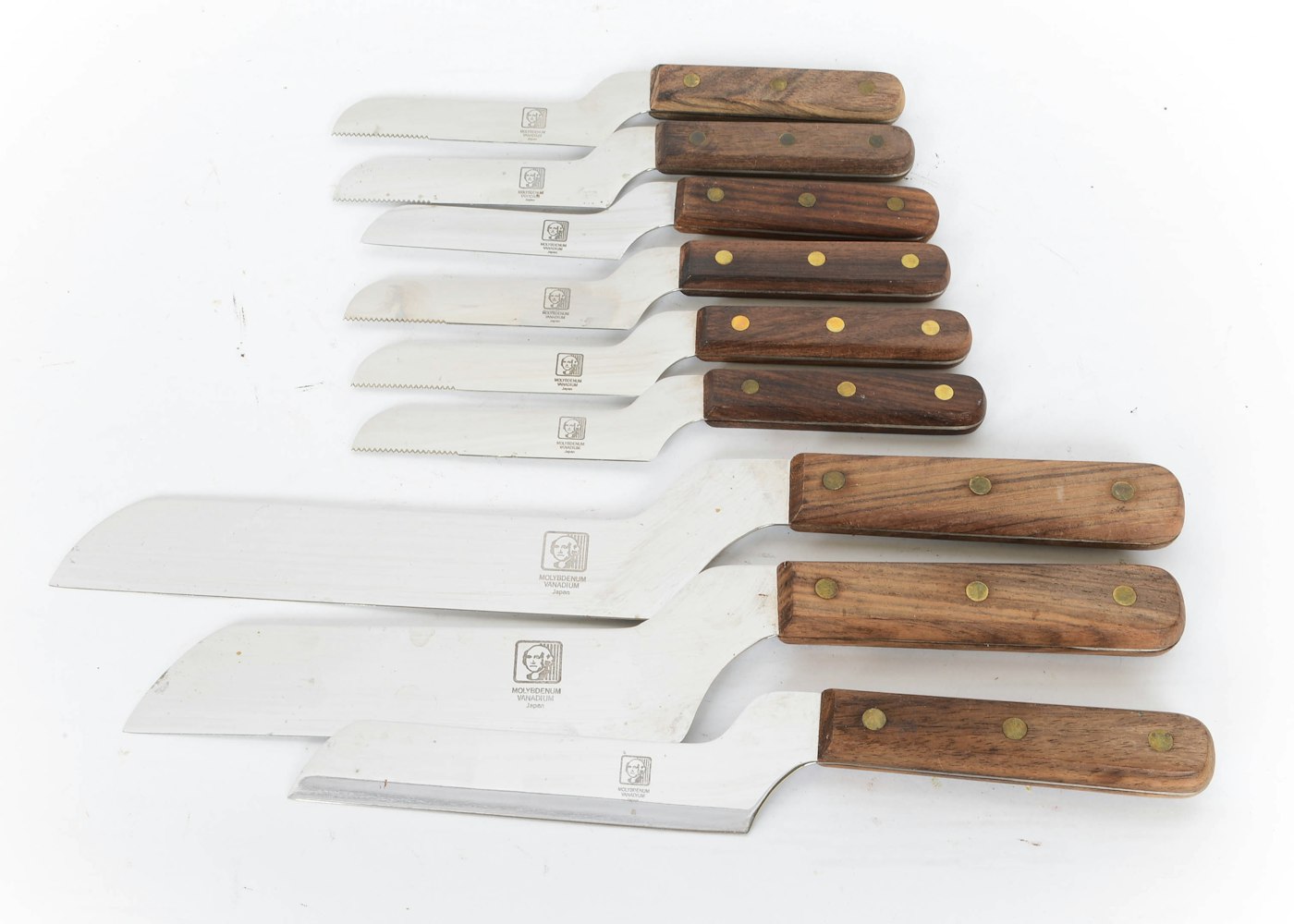 Molybdenum Vanadium Japan Knife Set EBTH Molybdenum Vanadium Japan Knife Set EBTH