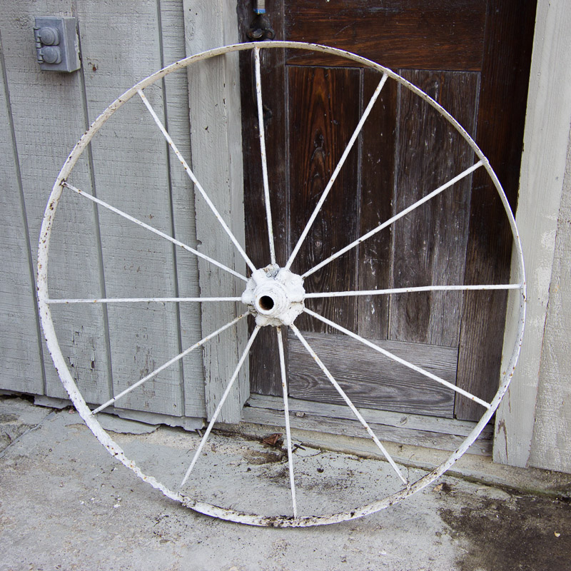 Antique Metal Wagon Wheel EBTH