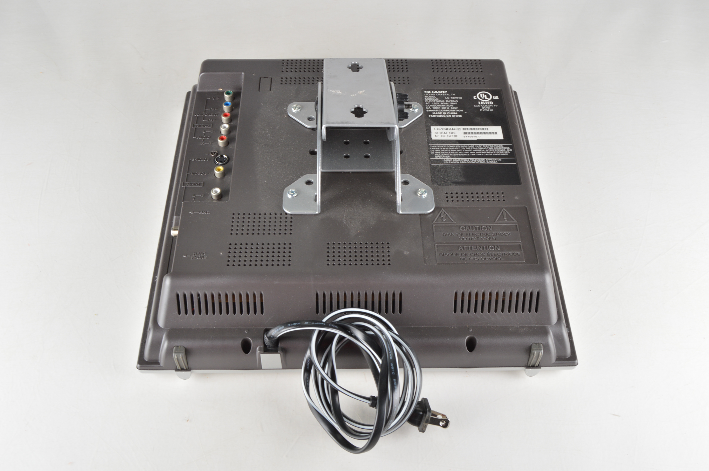 Sharp Liquid Crystal Television and Wall Mount EBTH