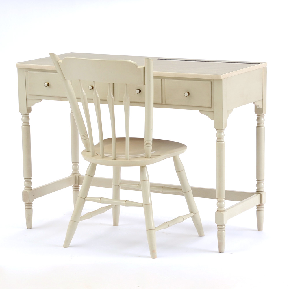 Ethan Allen Vanity Desk And Chair Ebth