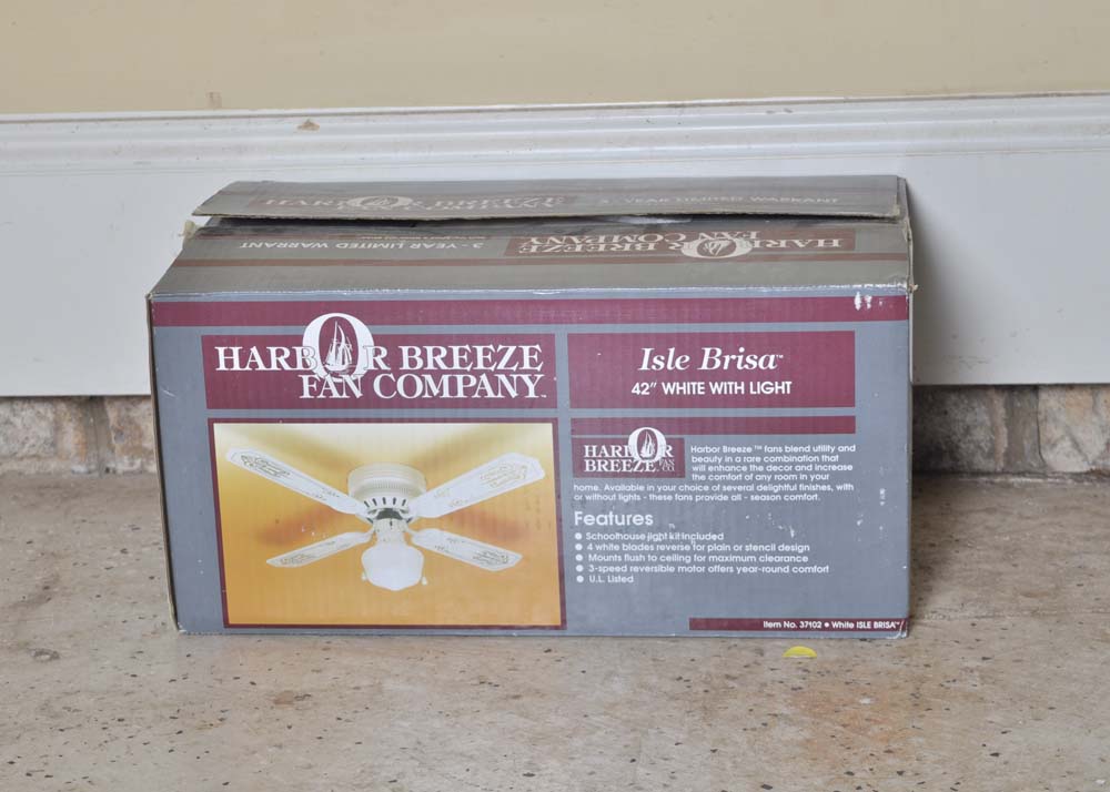 Harbor Breeze Fan Co Isle Brisa 42 White Fan