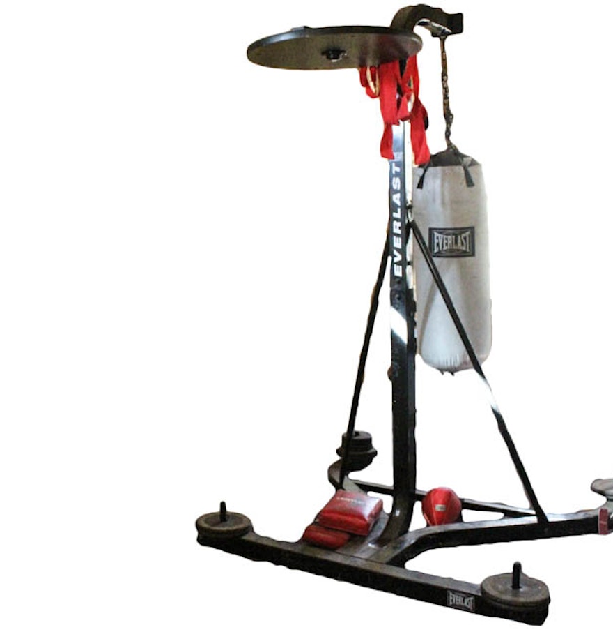 Everlast Heavy/Speed Bag Stand with Bags : EBTH